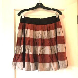 Anthropologie | Corey Lynn Calter Striped Pleated Skirt